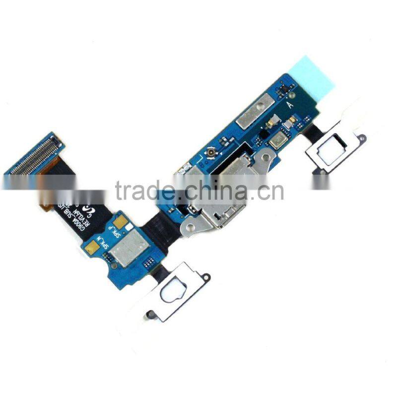 Charger USB Port Home & Sensor Key Flex Cable For Samsung Galaxy S5 V SM-G900F