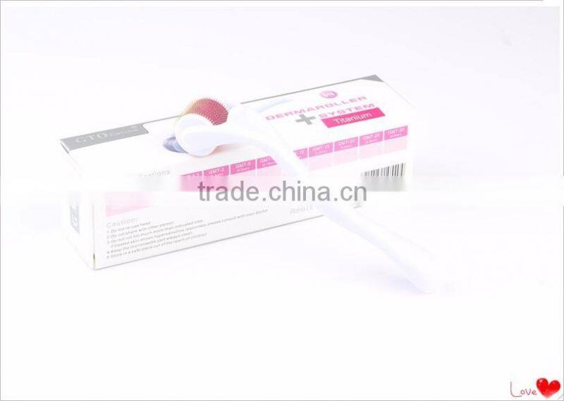 GTO 540 derma roller titanium micro needle roller dermaroller 540 needles