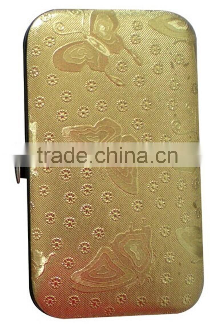 Bonvatt Deluxe 6pc Stainless Steel Travel Manicure Pedicure Set