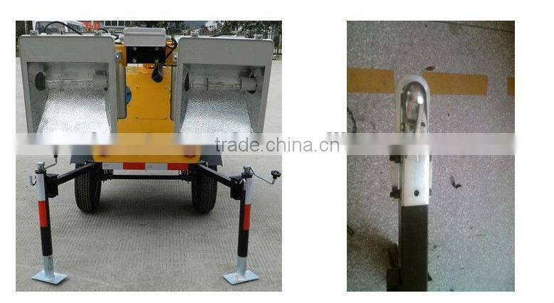 mobile light tower!!! Mast 4.8m 4*400Watt Powergen Waterproof mobile tower light