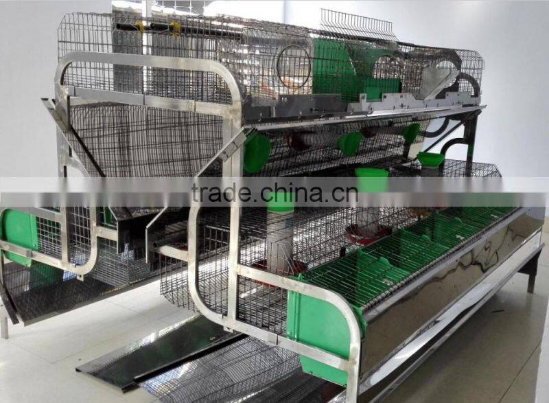automatic feeding 304 stainless steel rabbit cage