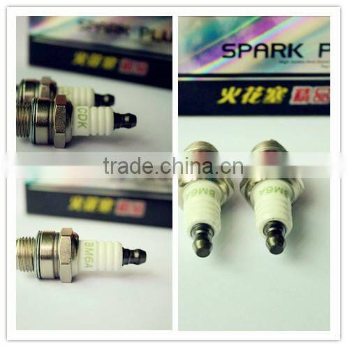 2 stroke engine sell used spark plug BM6A spark plug made in china