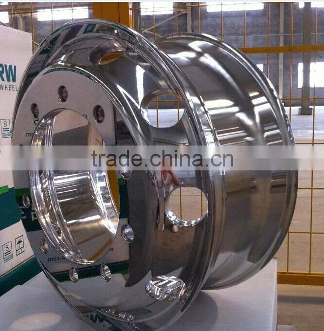 Polished High quanlity semi truck wheel 22.5