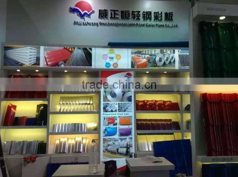 Prepainted coated steel sheet type of 750/828/800/840/1050 popular in many country