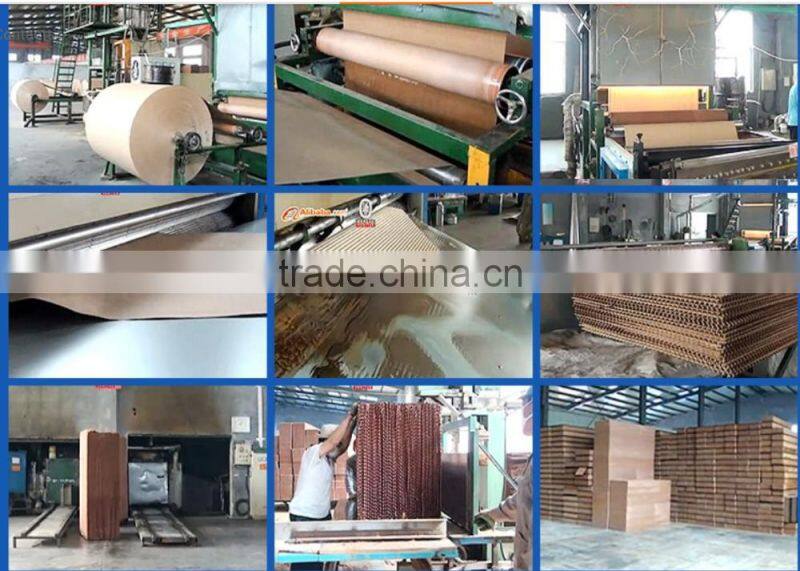 Wet wall evaporative customized cooling pads