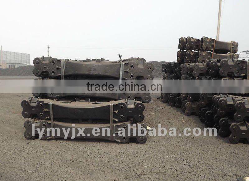 Railway running gear side frame and beam in train bogie parts