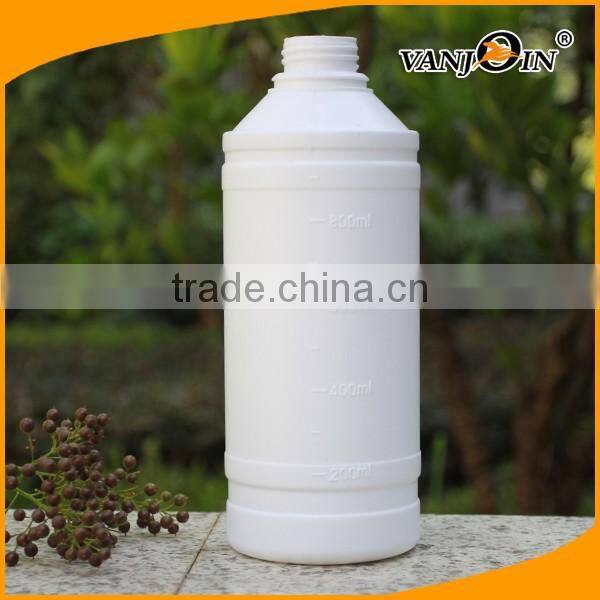 33oz White HDPE Plastic Bottle for Pesticide and Chemical