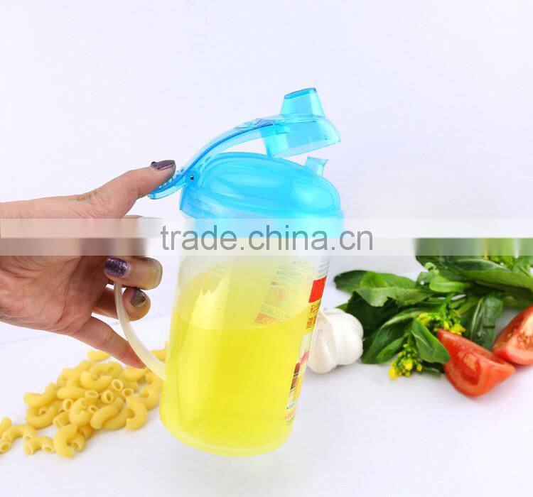 550ml Kitchen plastic portable Leakproof Oil Drop Pot Sauce Vinegar Bottle