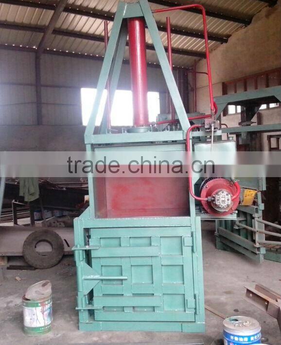 YC-10T hydraulic vertical baler press used for Herbal,mini hay baler