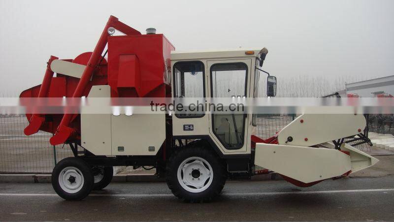 4LZ-1.5 wheel type mini wheat combine harvester