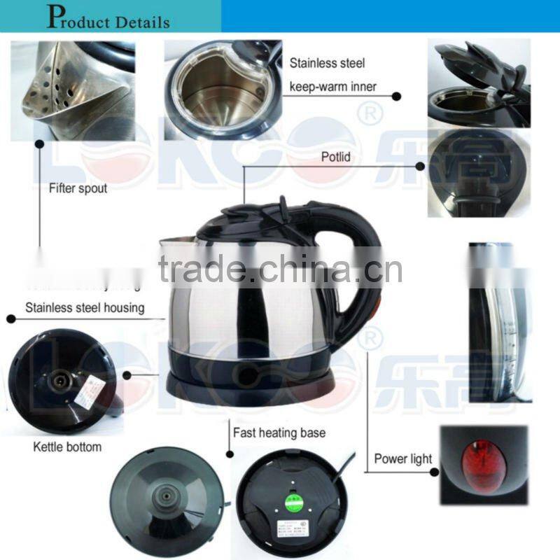 1.5L High Quality Electric Kettle for Kitchen/Hotel ,CE/CB/GS,low price