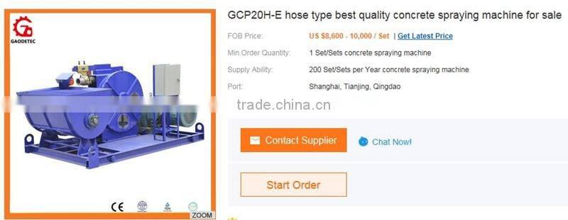 Convenient for maintaining competitive price small concrete mortar pump for sale