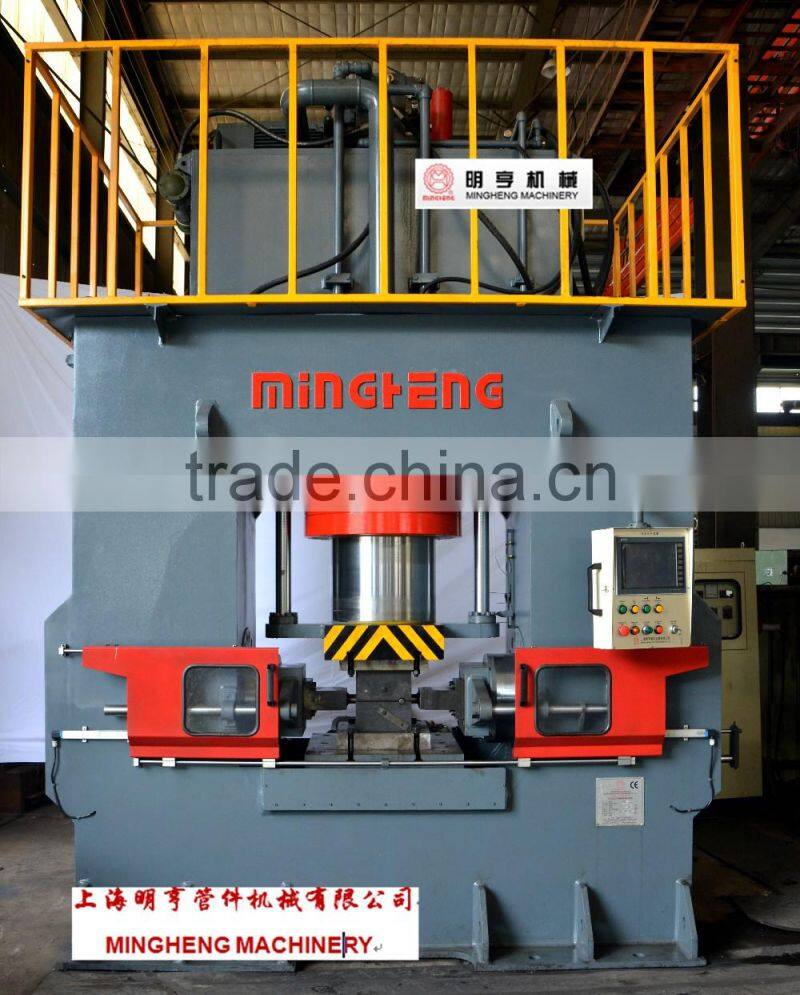 Tee cold forming machine