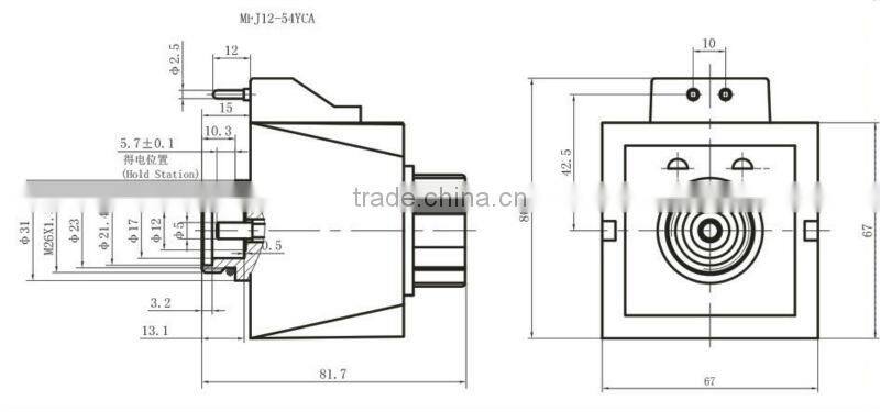 Hydraulic wet-pin type solenoid coil 220v