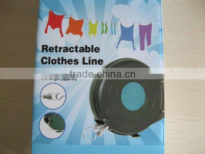 Retractable clothes line