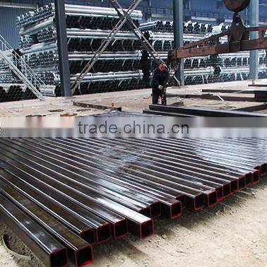 welded iron black 180*180mm square hollow section steel pipe