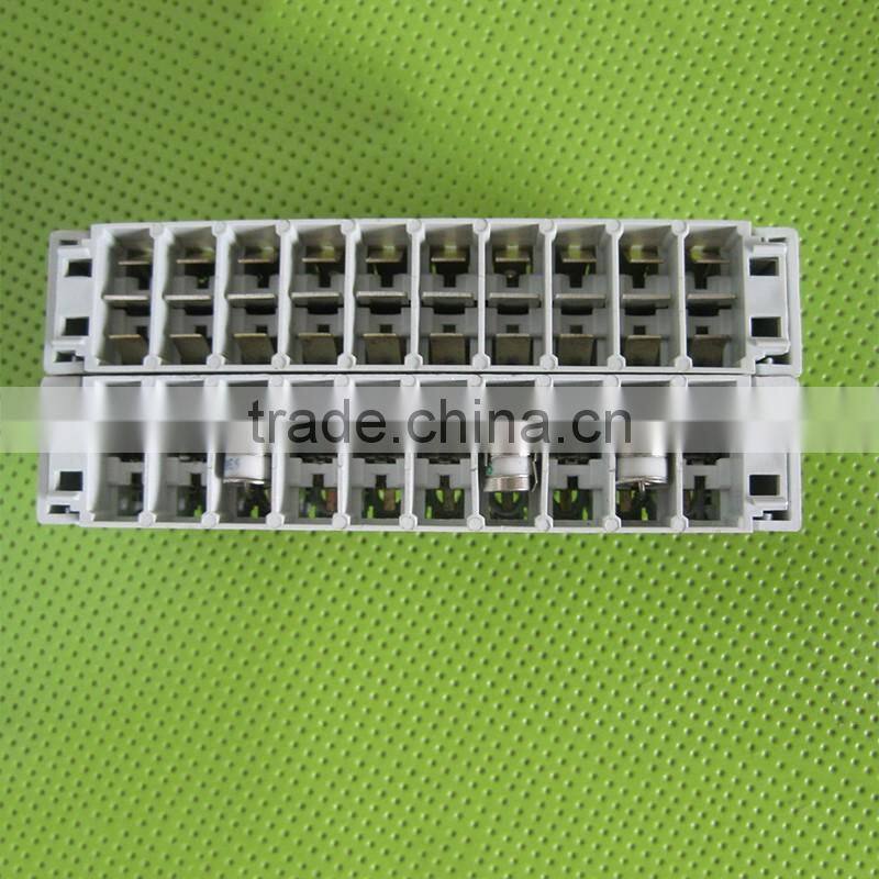 LSA 10 pair overvoltage Protection(Protector) Magazine 2 /10, 3 Pole Arrester Magazine