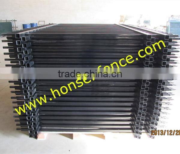 Cheap wrought iron fence/ wrought iron fence designs/ pvc coated ornamental