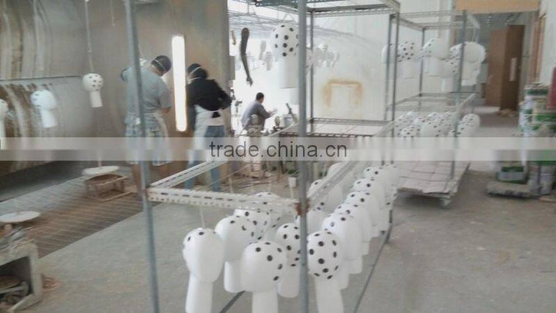 Long neck faceless egg head wooden mannequin for hat display