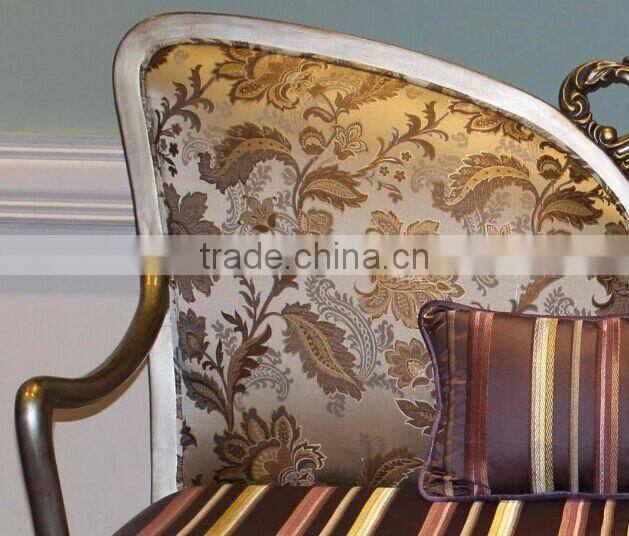 BISINI Butterfly Shaped Sofa Chair, European Style Wood Carved Arm Chair, Fashionable Princess Leisure Chair (BF01-X1184)