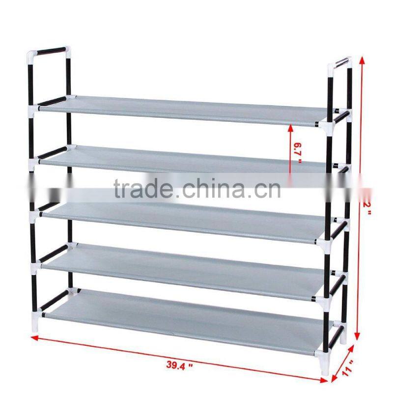 6 Tier Storage 24 Shoe Rack Organizer Closet Purse Clothing Holder Stackable