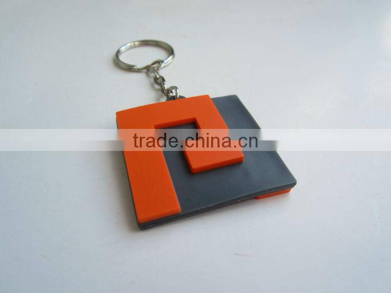 PVC slipper keychain