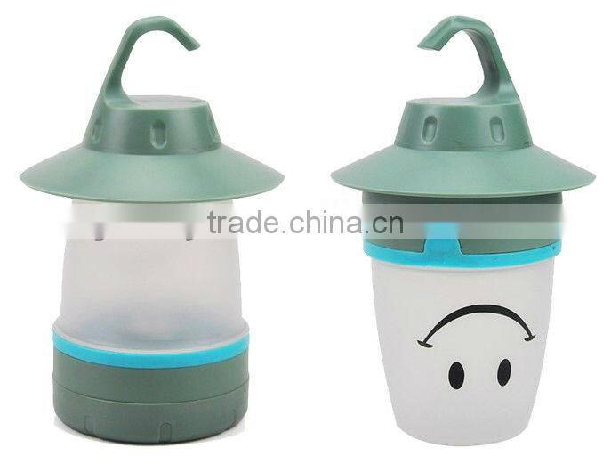 Supply multifunctional portable smiling face camping lamp / Camping Light