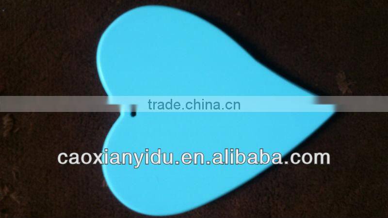 Blue Wooden Heart Wooden Letter Household Wedding Decoration