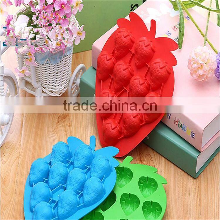 sweetly strawberry silicone ice tray 100 food grade silicone ice tray and cakemold