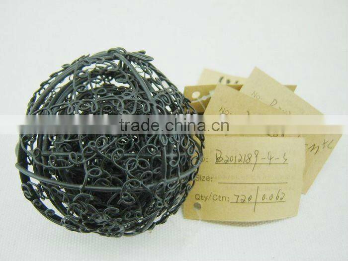 Set of five metal Christmas gift ball for wholesale