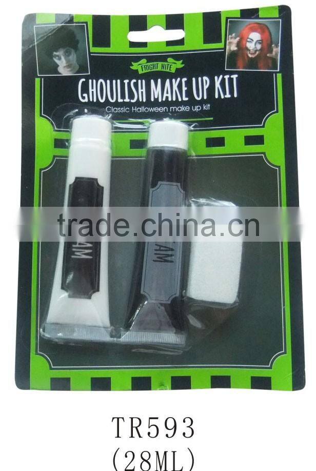 Halloween party eco-friendly 3 colors makeup face paints set