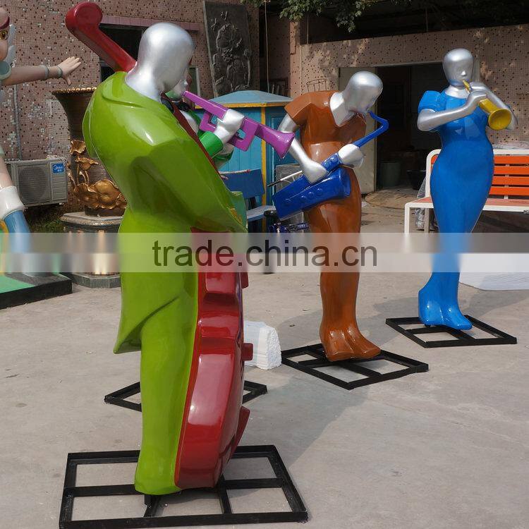 Fiberglass music term character figure
