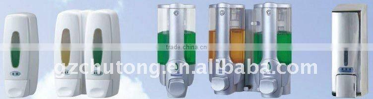 2011 Newest Hotel amenities double soap dispenser