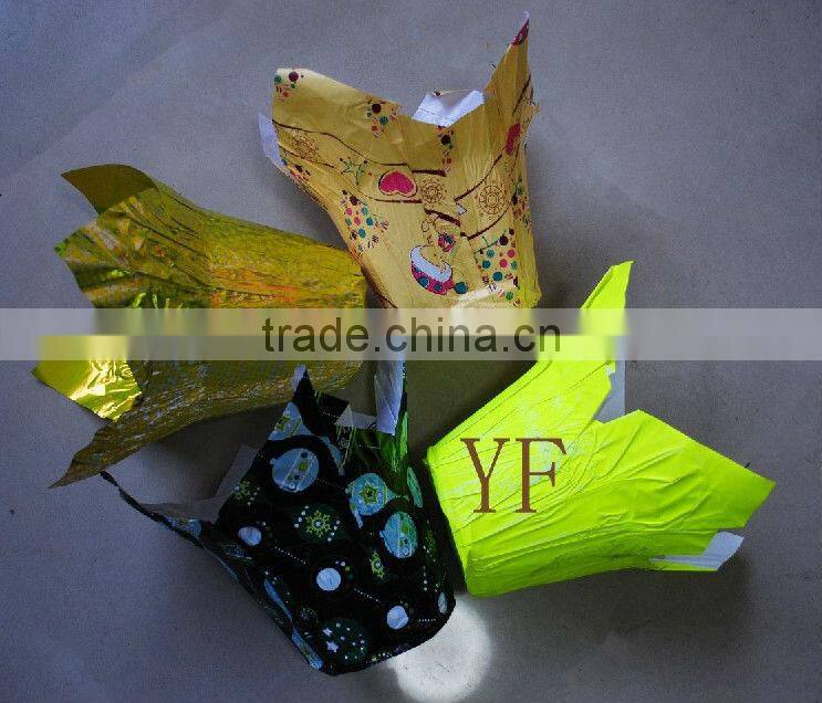 METALLIZED BOPP FILM FOR decorating christmas plant pot covers indoor