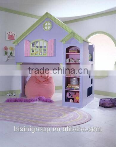 In stock - Bisini new product promotion kids wooden tree house/doll house bunk bed - BF07-70360