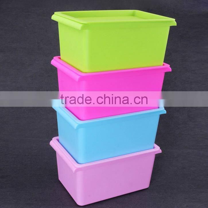 28cm PP Plastic Colored Organizer Container Storage box&bins