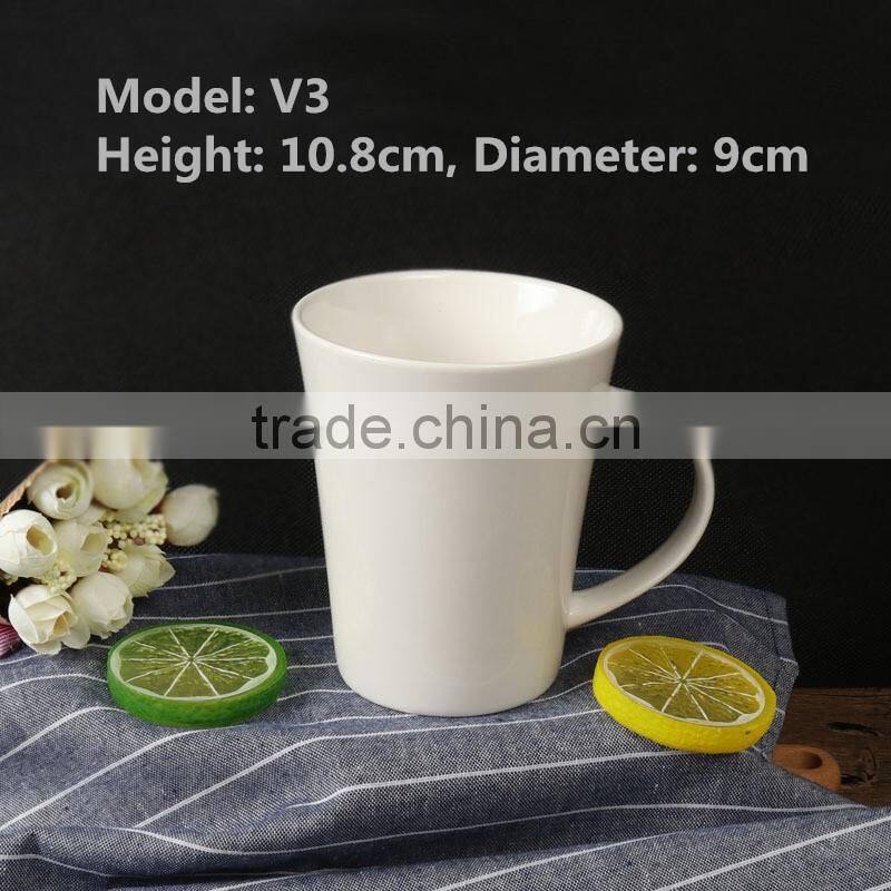 Wholesale ceramic customize sublimation cheap plain white mug