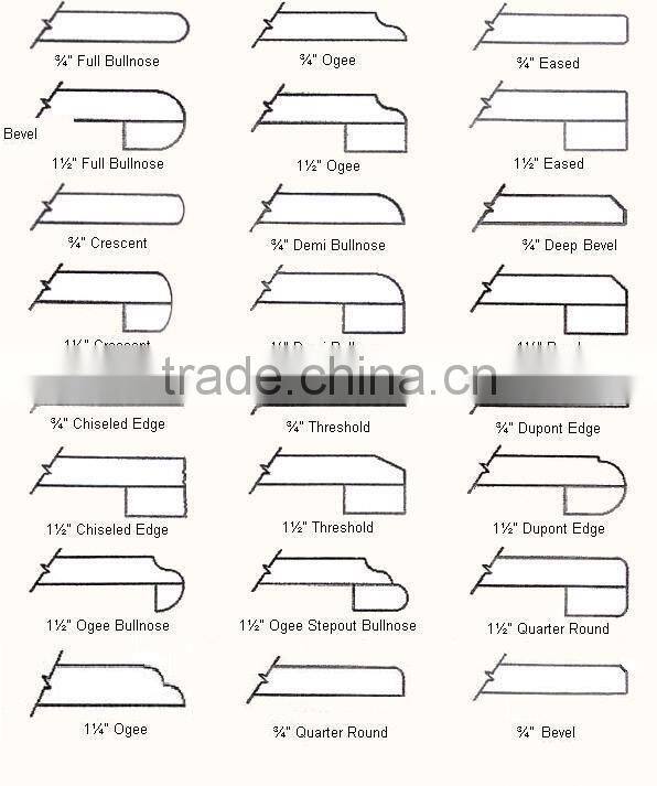 G682 yellow beige prefab granite vanity tops and countertops