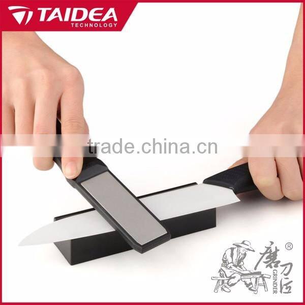 GRINDER Double sides 600 & 1000 Grit Diamond Knife Sharpener for Ceramic Knife