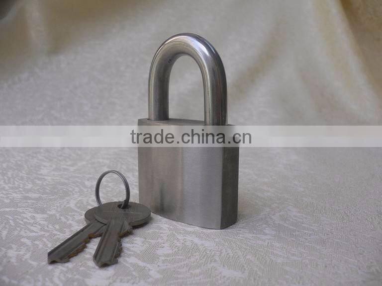 Solid hardened Stainless Steel Square Shape Padlock With Long Shackle And Short Shackle Can Be Available