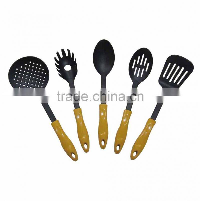 High Quality Plastic Handle 5Pcs Nylon Kitchen Tools