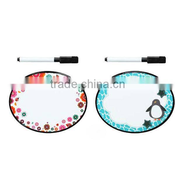 2013 hot selling cheap oval children white board