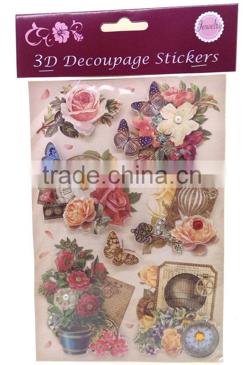 Epoxy Ribbon Sticker, Classical Epoxy Ribbon Sticker, Grace Foil Sticker