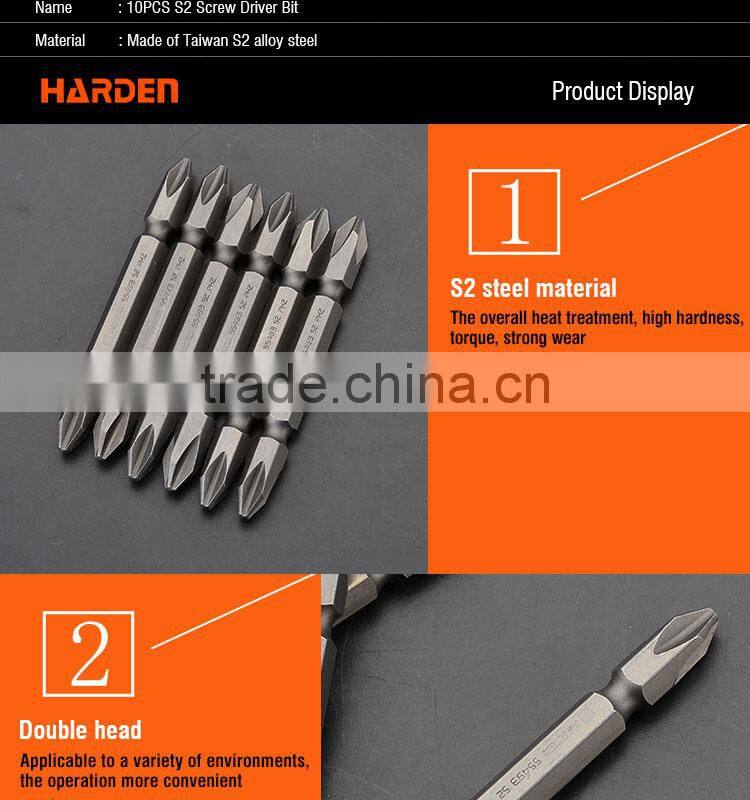 Professional PH2X65mm Hand Tool 10pcs S2 Screwdriver Bit Set