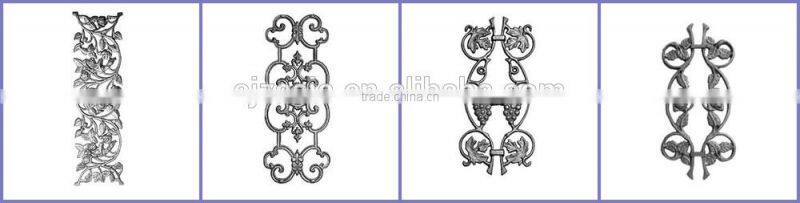 cast iron decorations for ornamental fence & gates