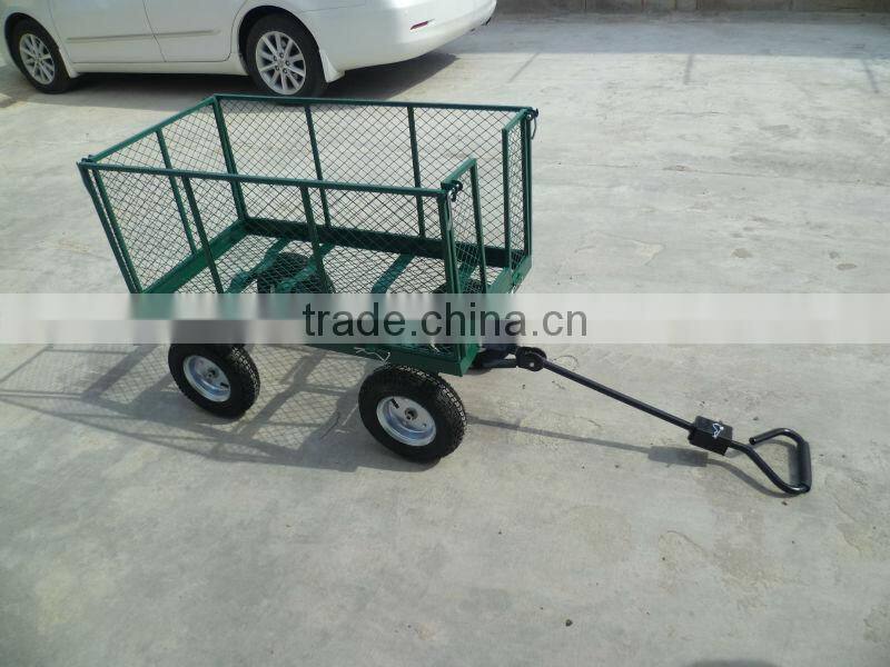 Four wheel TC1840H Cheap mesh garden cart Manufacturer