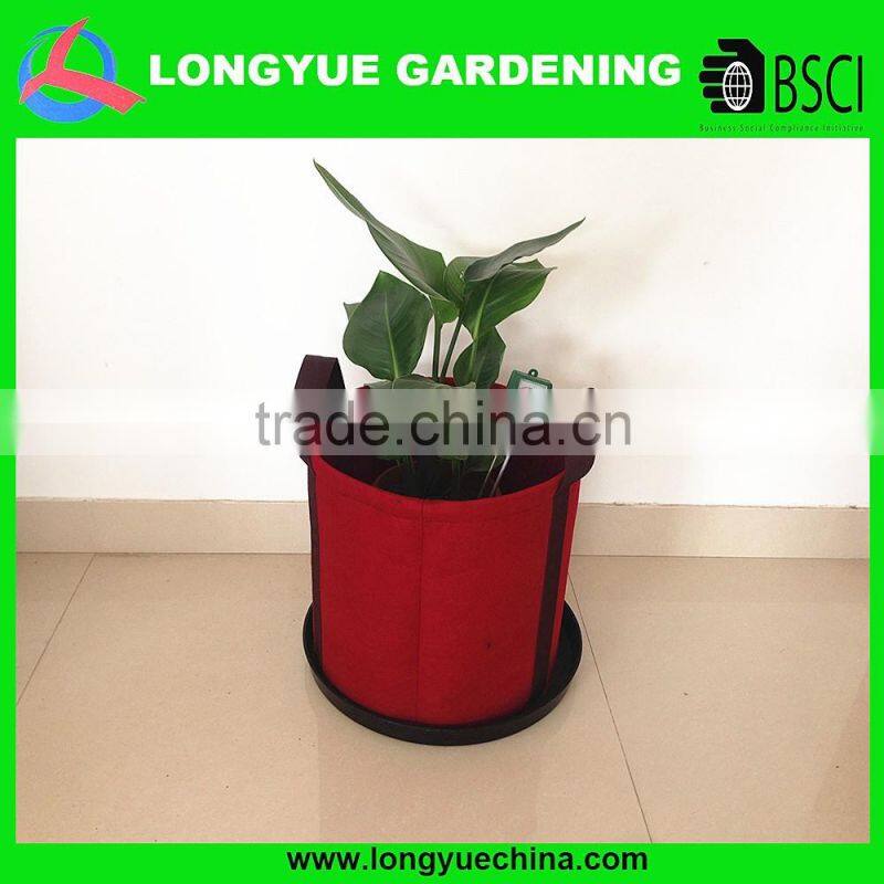 non-woven garden planter bags with handles