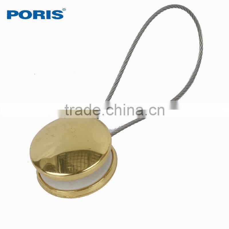 golden magnetic curtain tiebacks / magnet curtain tiebacks