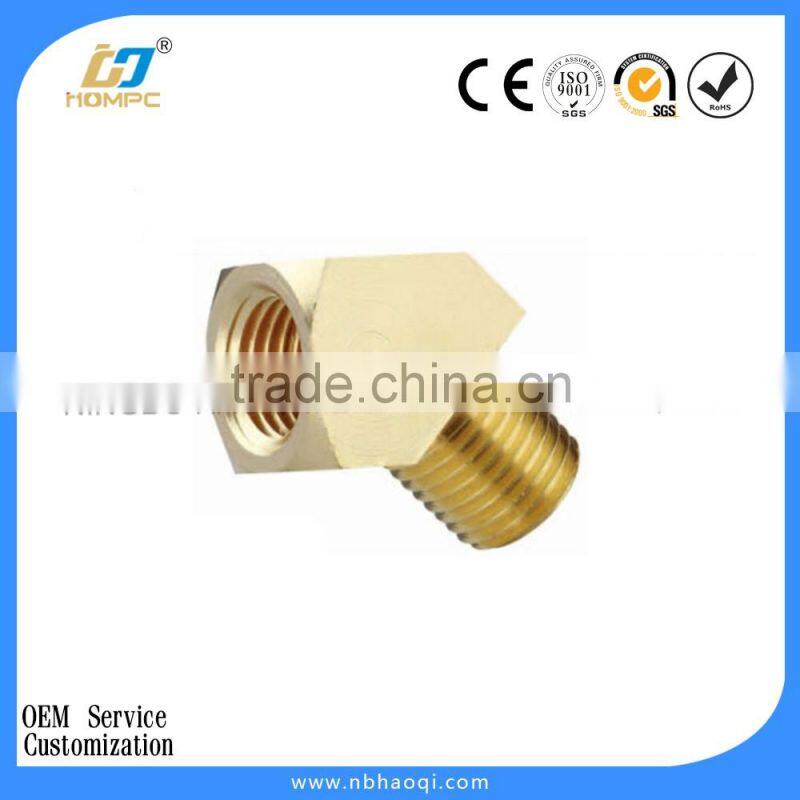 Brass Compressor Flare Elbow 1/4" x 1/8"