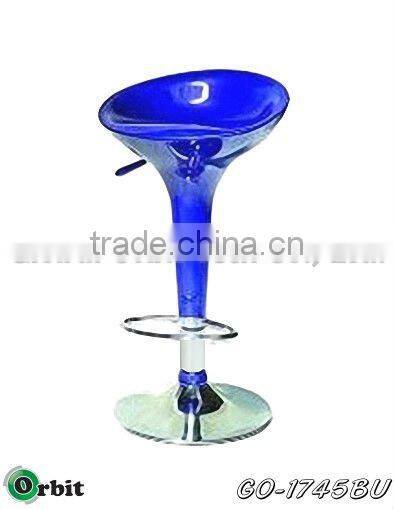 Height Adjustable Black Bar Chair Modern Bar Stool Plastic Bar Stool